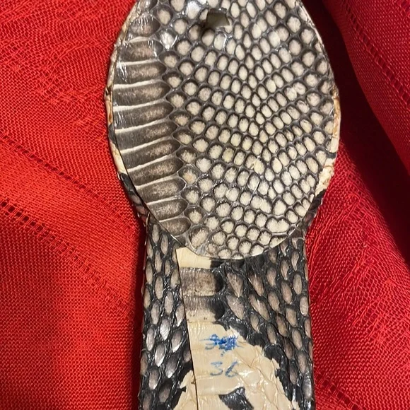 Vintage cobra skin men’s boots & belt with cobra head & leather upper (Mlb) - Picture 9 of 16